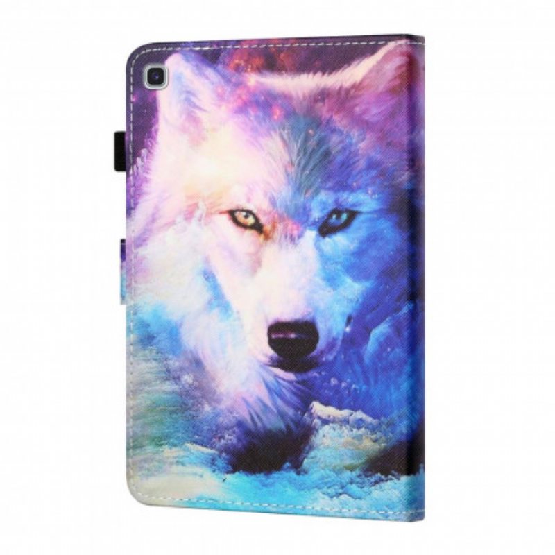 Kotelot Samsung Galaxy Tab A7 (2020) Wolf Art