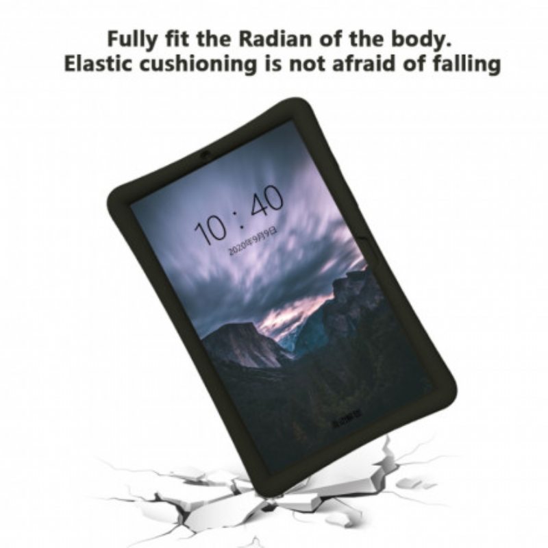 Kuori Samsung Galaxy Tab A7 (2020) Silikoninen Teline