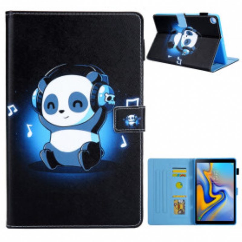 Nahkakotelo Samsung Galaxy Tab A7 (2020) Funky Panda