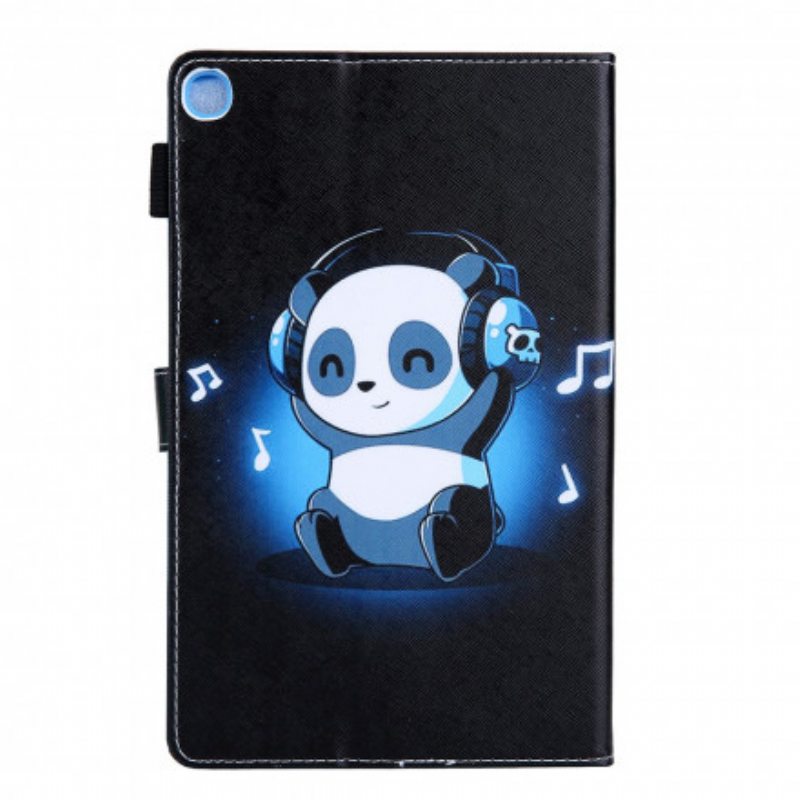 Nahkakotelo Samsung Galaxy Tab A7 (2020) Funky Panda