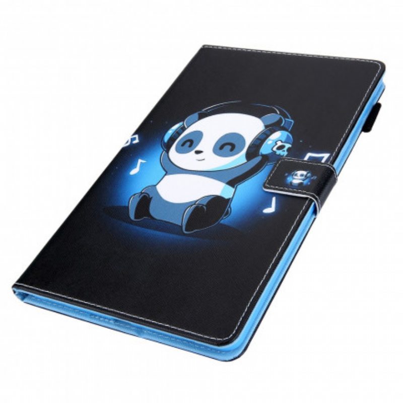 Nahkakotelo Samsung Galaxy Tab A7 (2020) Funky Panda