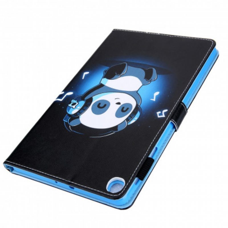 Nahkakotelo Samsung Galaxy Tab A7 (2020) Funky Panda