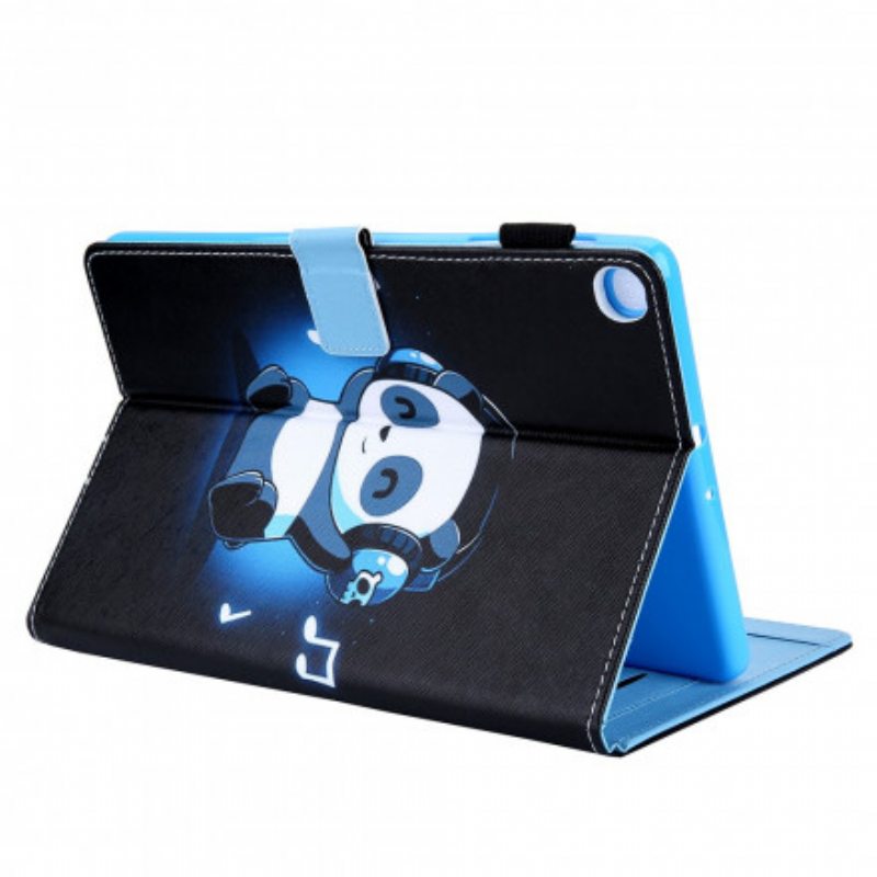 Nahkakotelo Samsung Galaxy Tab A7 (2020) Funky Panda