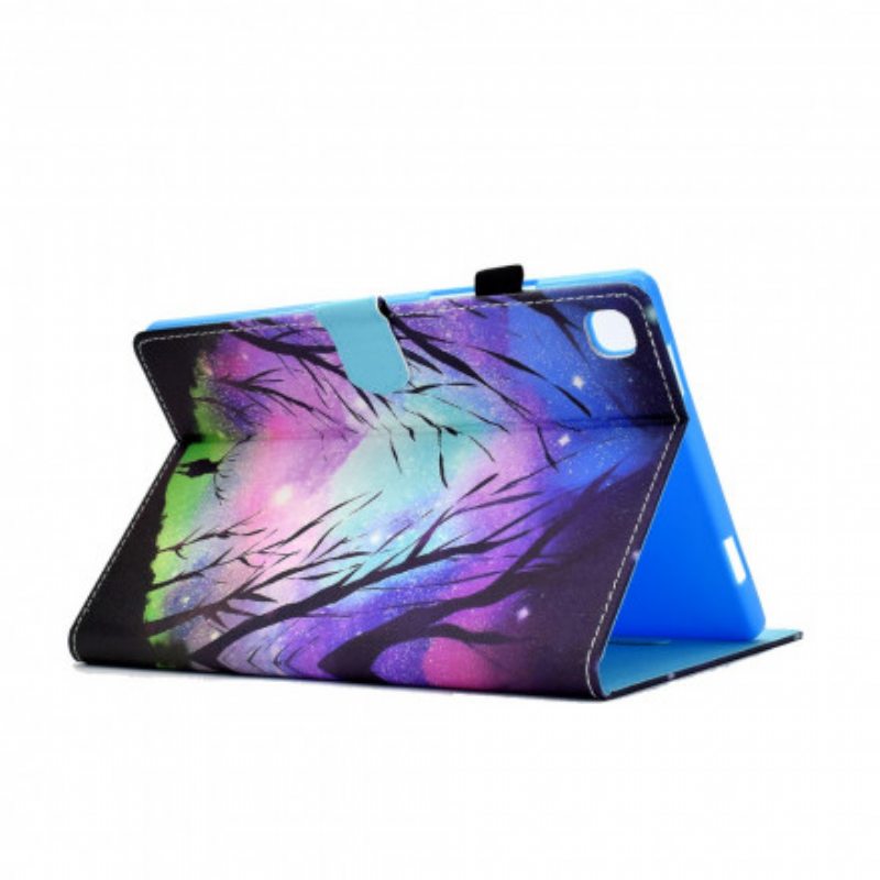 Nahkakotelo Samsung Galaxy Tab A7 (2020) Kuninkaallinen Peura