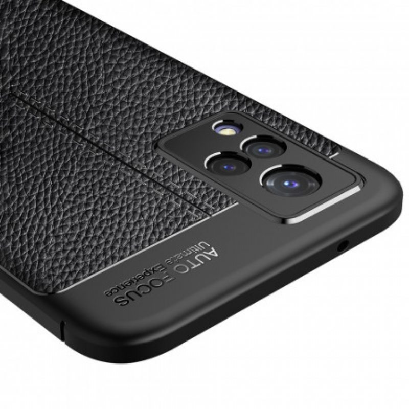 Kuori Vivo V21 5G Kaksilinjainen Litsi-nahkaefekti