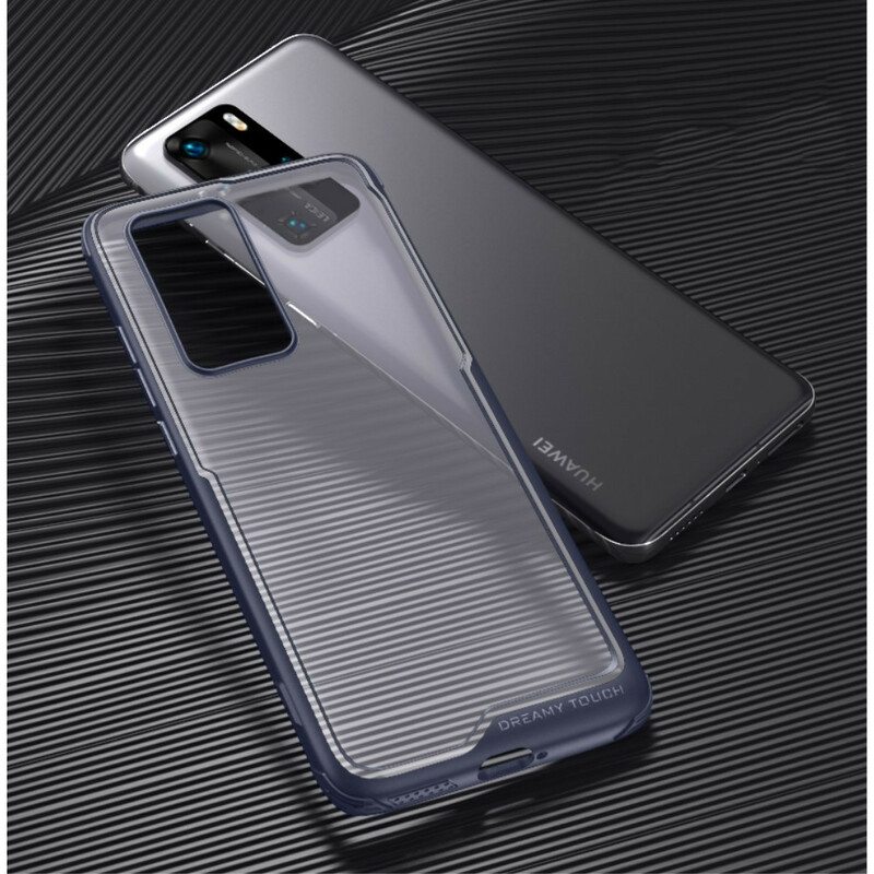 Kuori Huawei P40 Pro Leeu Hybridi Viistetyt Reunat