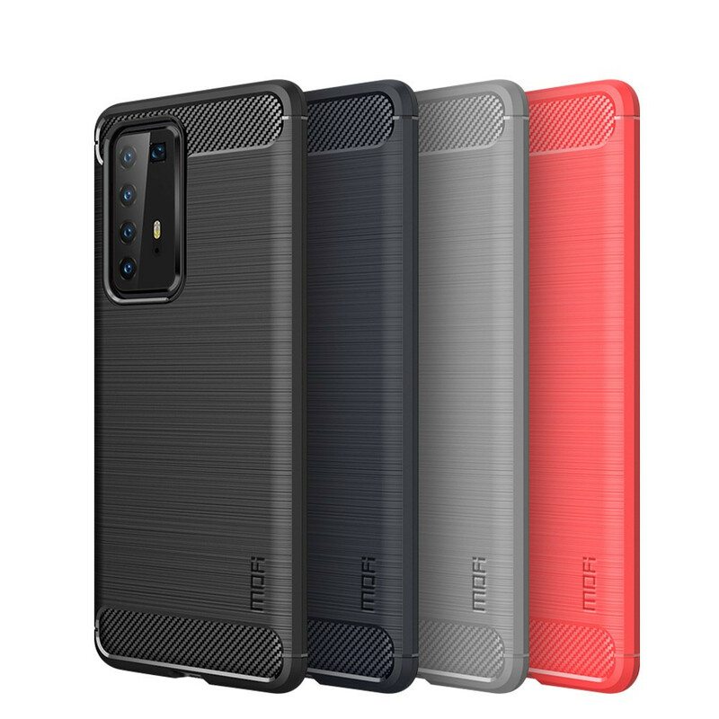 Kuori Huawei P40 Pro Mofi Harjattu Hiilikuitu