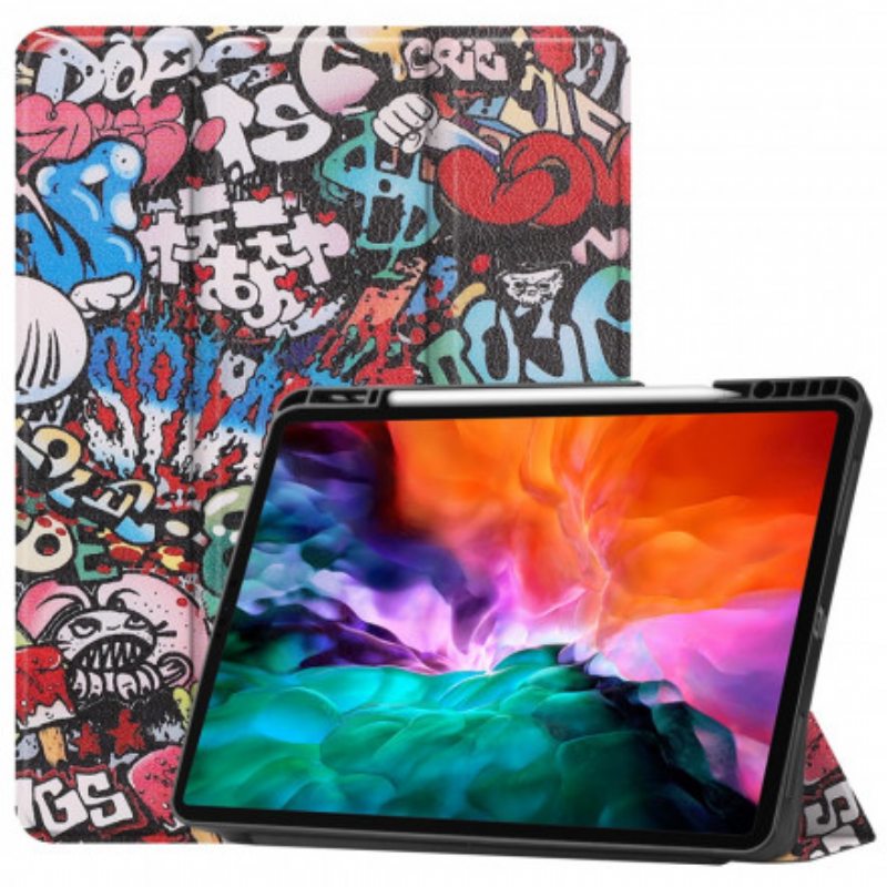 Puhelinkuoret iPad Pro 12.9" (2021) Graffiti-kynäpidike