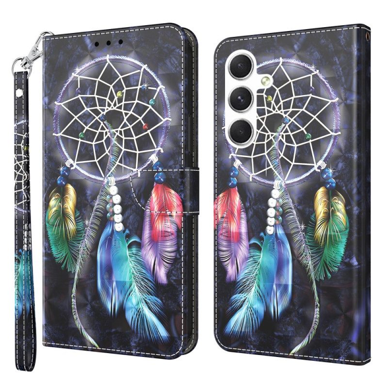 Nahkakotelo Samsung Galaxy A16 5g Unisieppari Lanièrissa