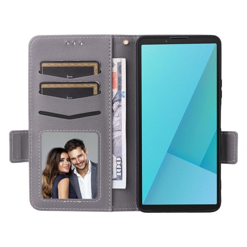 Kotelot Sony Xperia 10 Vii Keinonahka Hihna