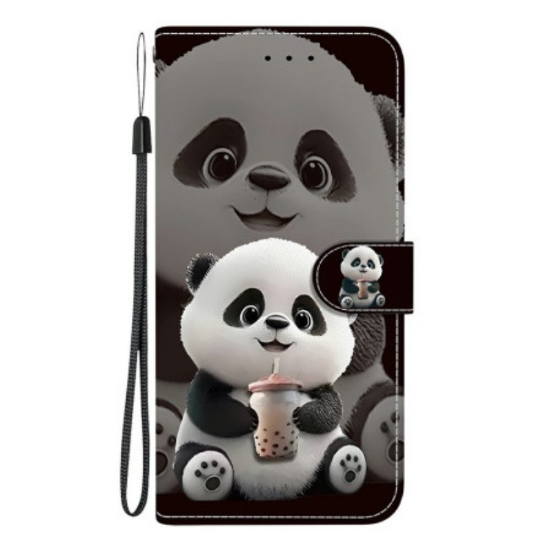Kotelot Sony Xperia 10 Vii Panda Tuttipullon Kanssa