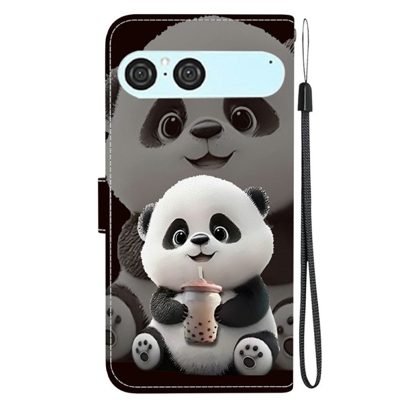 Kotelot Sony Xperia 10 Vii Panda Tuttipullon Kanssa