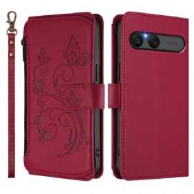 Kotelot Sony Xperia 10 Vii Puhelinkuoret Kukallinen Rfid-lompakko