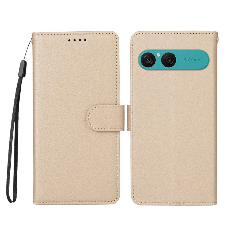 Kotelot Sony Xperia 10 Vii Puhelinkuoret Nahkakuvio Ja Rfid-esto