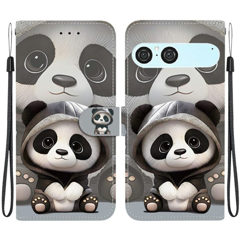 Kotelot Sony Xperia 10 Vii Söpö Panda Suojakuori