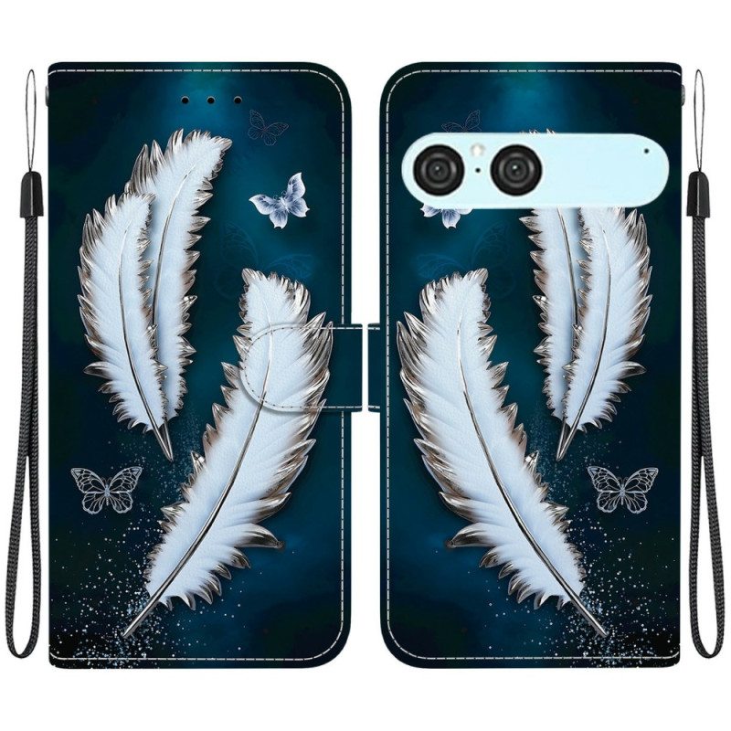 Kotelot Sony Xperia 10 Vii Valkoiset Perhoset Suojakuori