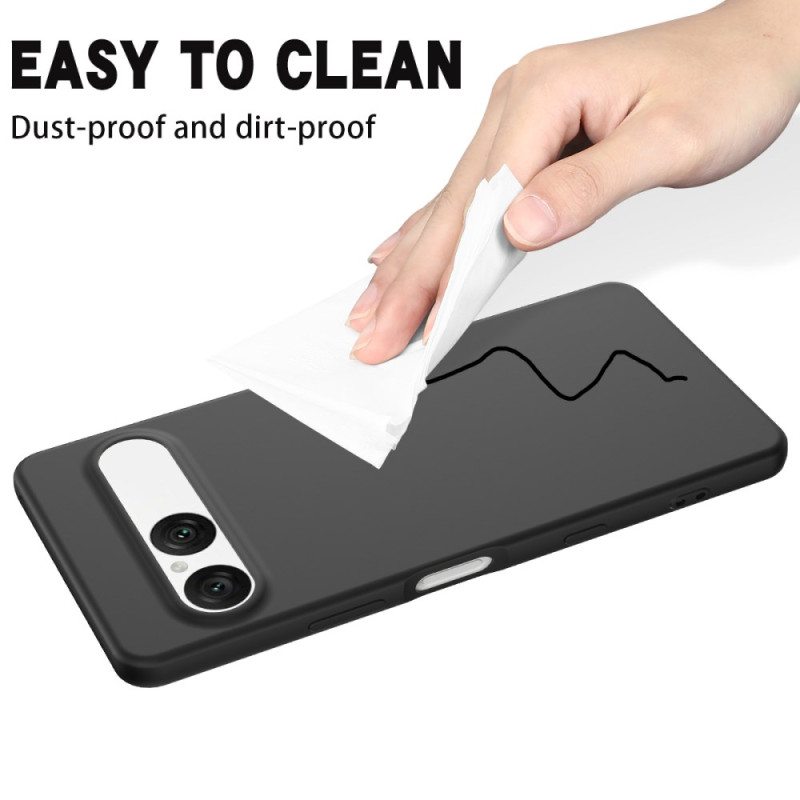 Kuori Sony Xperia 10 Vii Silikoni Hihnalla Suojakuori