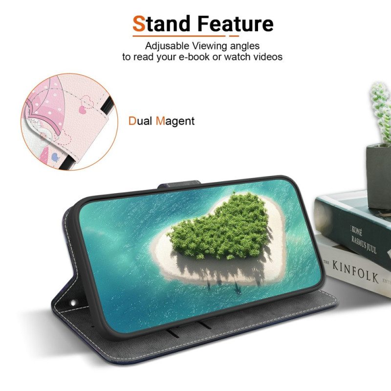 Nahkakotelo Sony Xperia 10 Vii Karhipariskunta