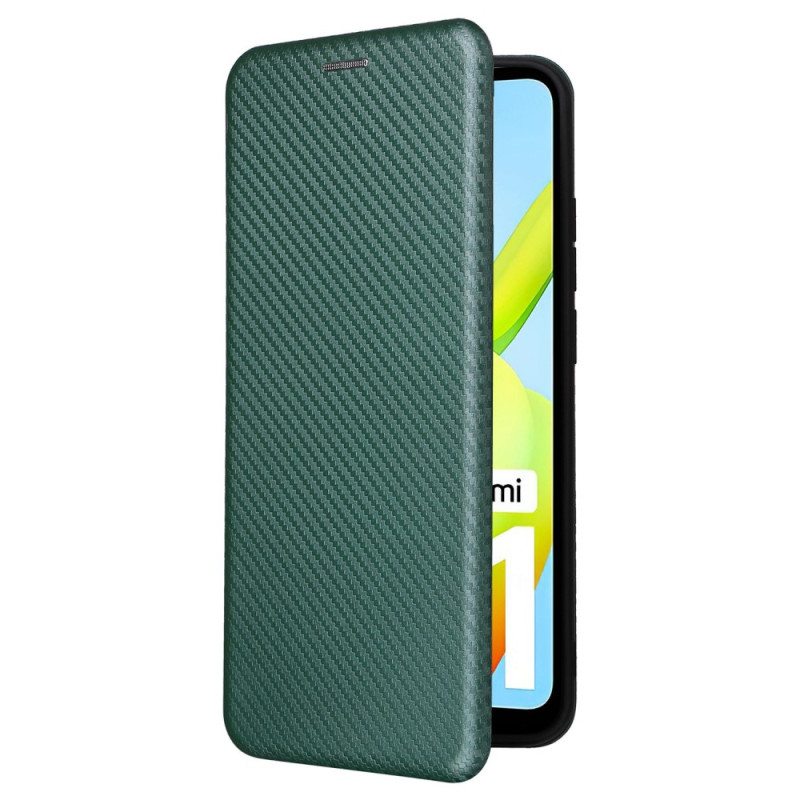 Puhelinkuoret Xiaomi Redmi A1 Kotelot Flip Hiilikuitu
