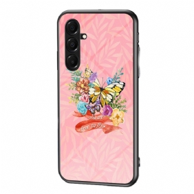 Kuori Samsung Galaxy A17 4g / 5g Karkaistusta Lasista Valmistetut Perhoset