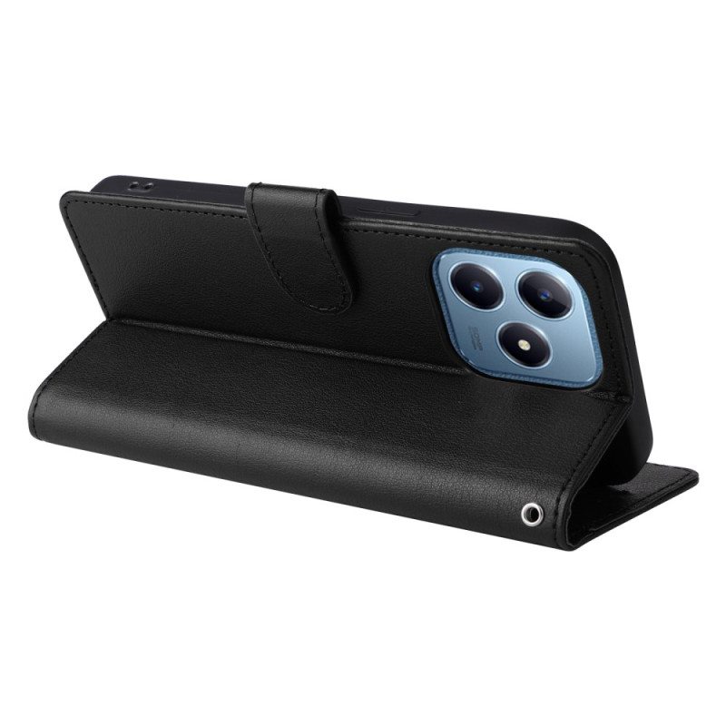 Kuoret Realme Note 60 Yksivärinen Nahkajäljitelmä