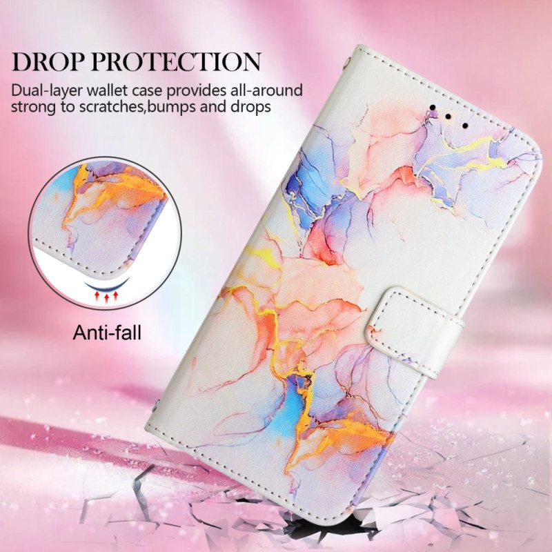 Kotelot Oppo A94 5G Marmori Kaulanauhalla