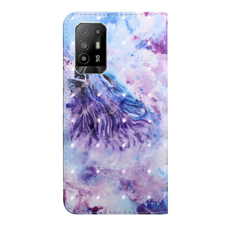 Kotelot Oppo A94 5G Susi Kaulanauhan Kanssa