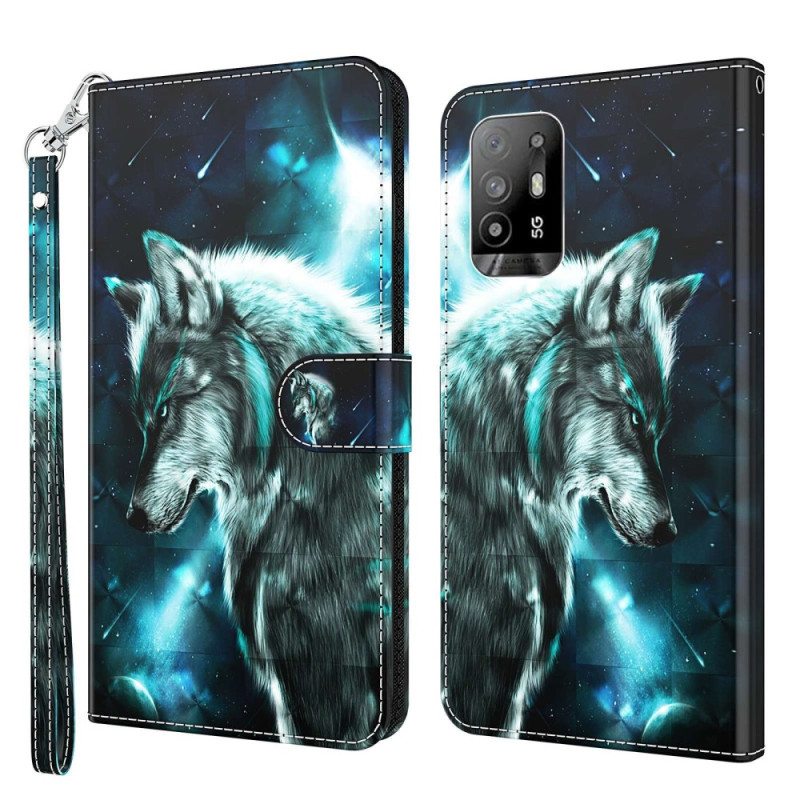 Kotelot Oppo A94 5G Susi Kaulanauhan Kanssa