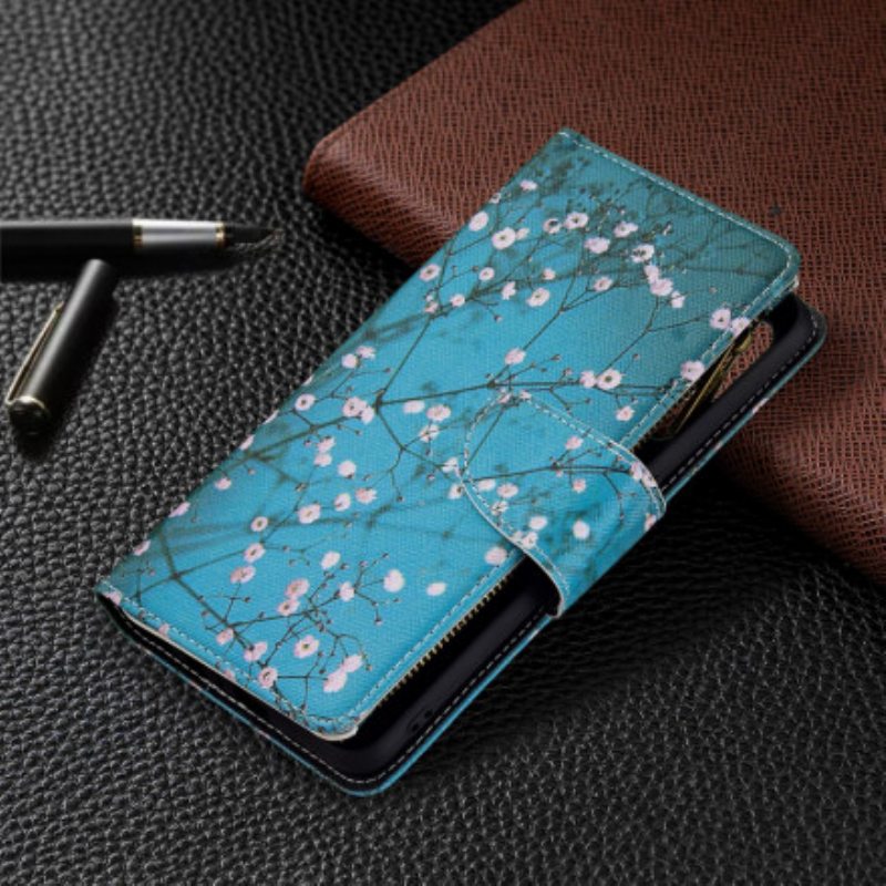 Kotelot Oppo A94 5G Vetoketjullinen Puutasku