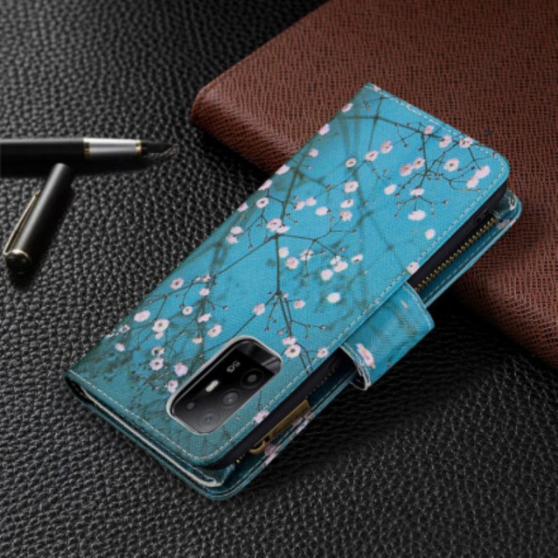 Kotelot Oppo A94 5G Vetoketjullinen Puutasku