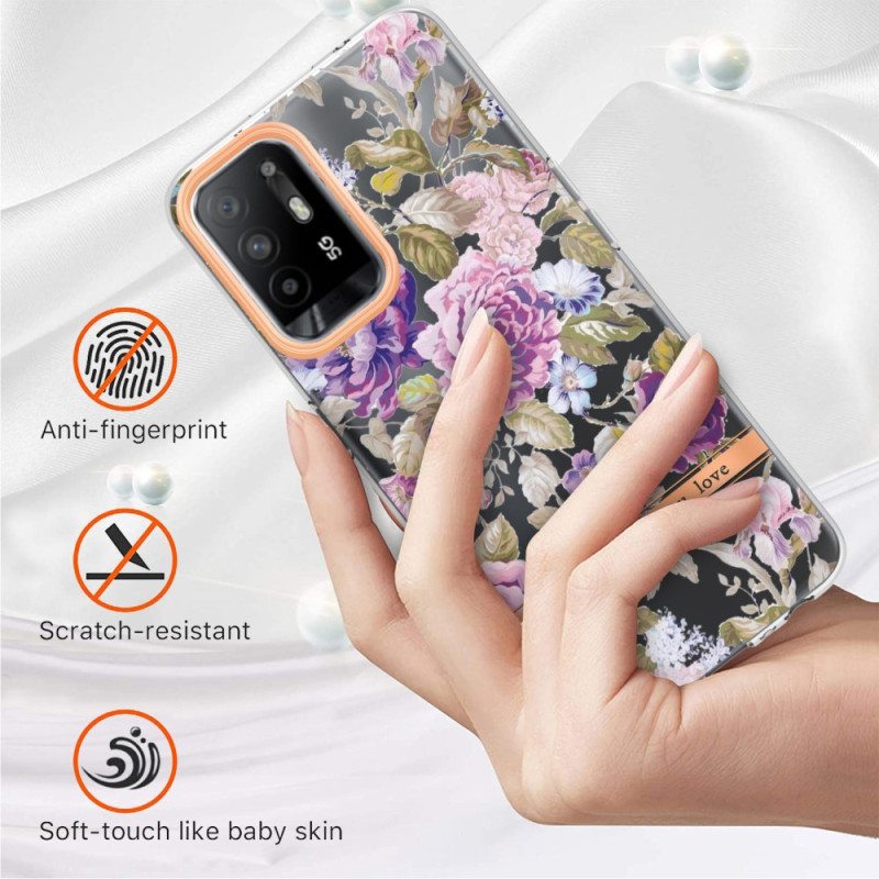 Kuori Oppo A94 5G Begonian Kukkia