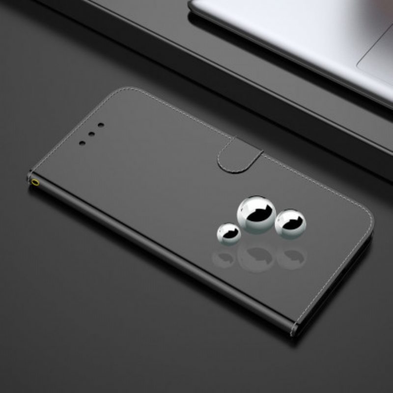 Nahkakotelo Oppo A94 5G Keinonahkainen Peilin Kansi