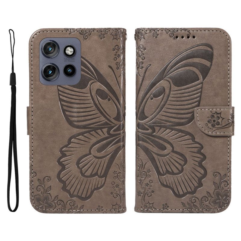 Kotelot Motorola Edge 50 Neo Butterfly Design Suojakuori