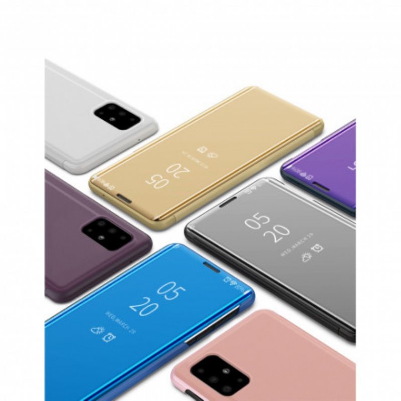 Puhelinkuoret Samsung Galaxy A71 5G Peili Ja Keinonahka