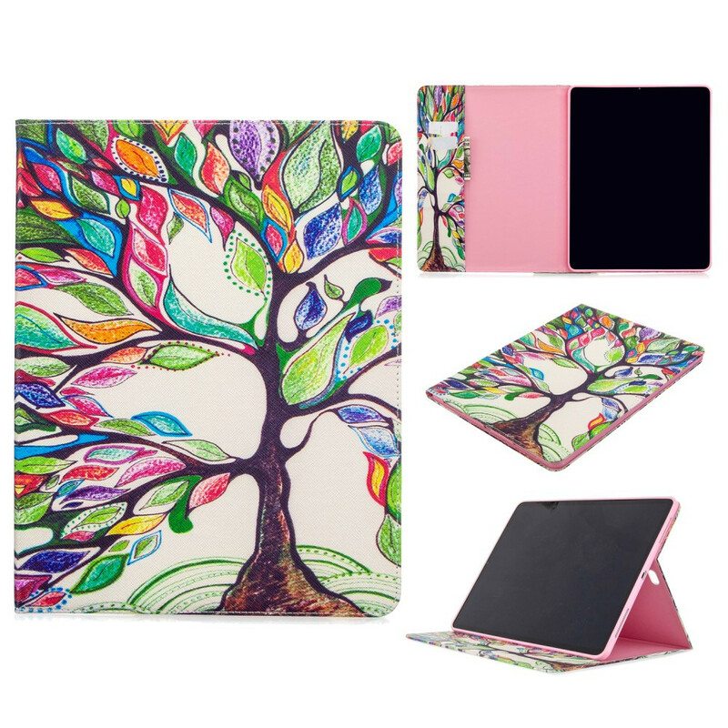 Flip Case iPad Pro 12.9" (2022) Kukkiva Puukuvio