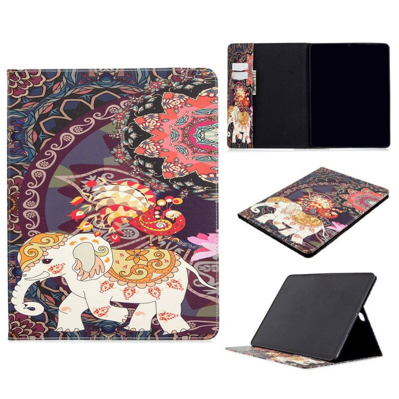 Kotelot iPad Pro 12.9" (2022) Elephant Print Pattern