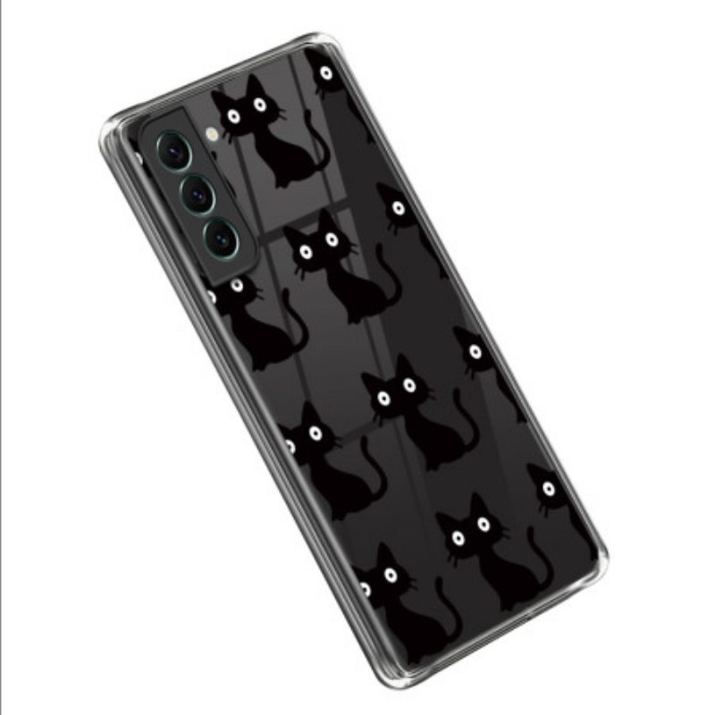 Case Samsung Galaxy S23 Plus 5G Mustat Kissat