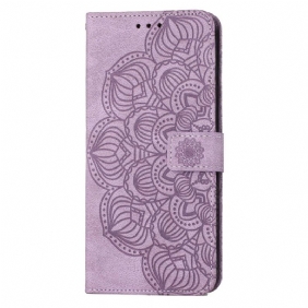 Flip Case Samsung Galaxy S23 Plus 5G Suojaketju Kuori Strappy Mandala