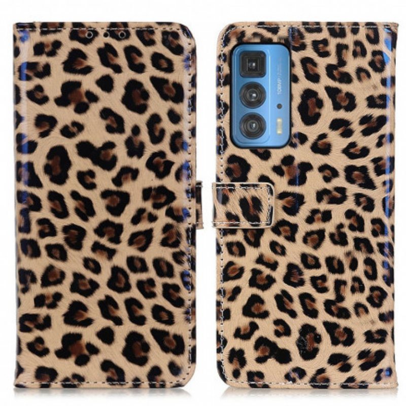 Kotelot Motorola Edge 20 Pro Leopardi