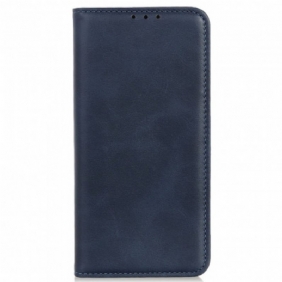 Puhelinkuoret Motorola Edge 20 Pro Kotelot Flip Halkaistu Nahka Design