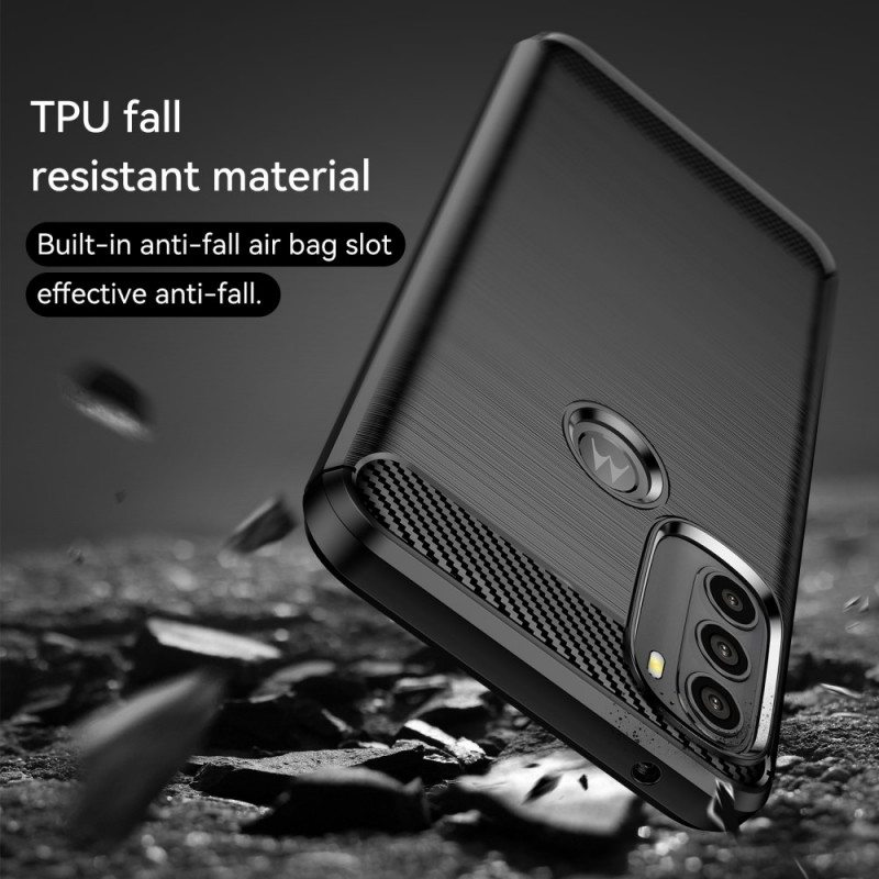 Kuori Moto G71 5G Harjattua Hiilikuitua