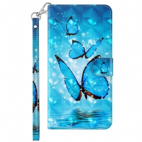 Kotelot Sony Xperia 5 IV Suojaketju Kuori Stringit Perhoset