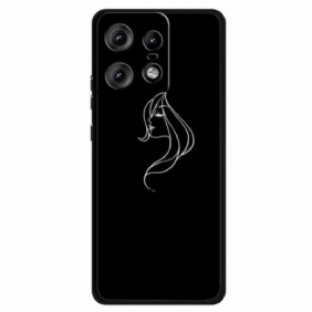 Kuori Motorola Edge 50 Pro Nainen Grafiikka