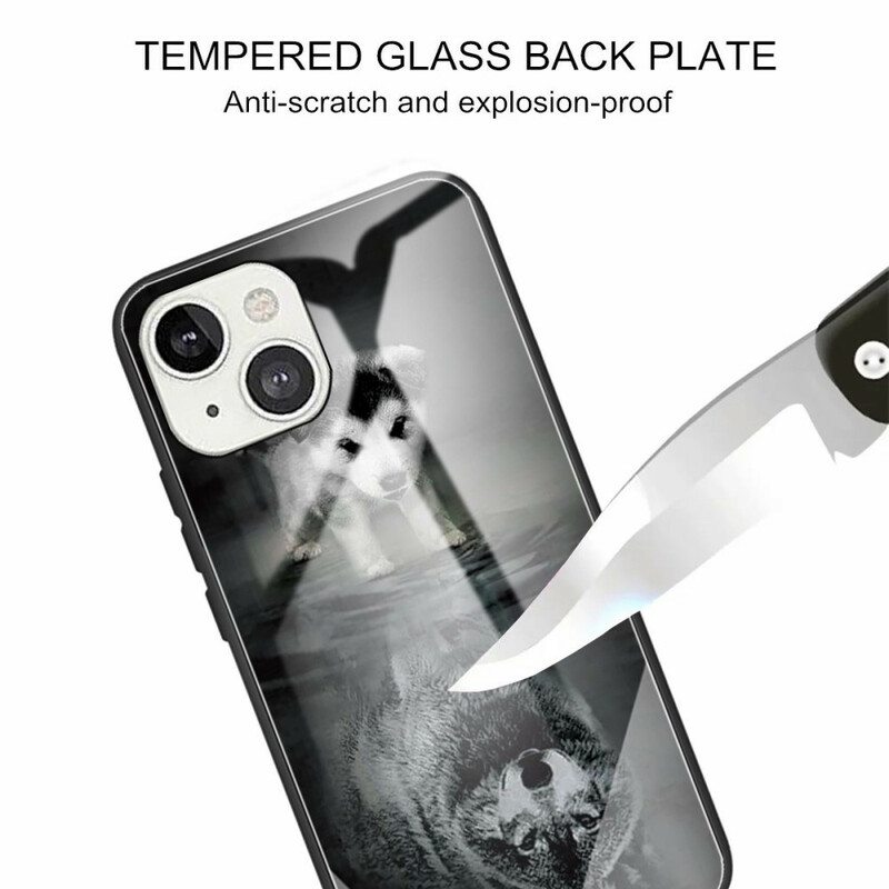 Case iPhone 13 Mini Puppy Dream Karkaistu Lasi