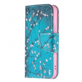 Flip Case iPhone 13 Mini Kukkiva Oksa