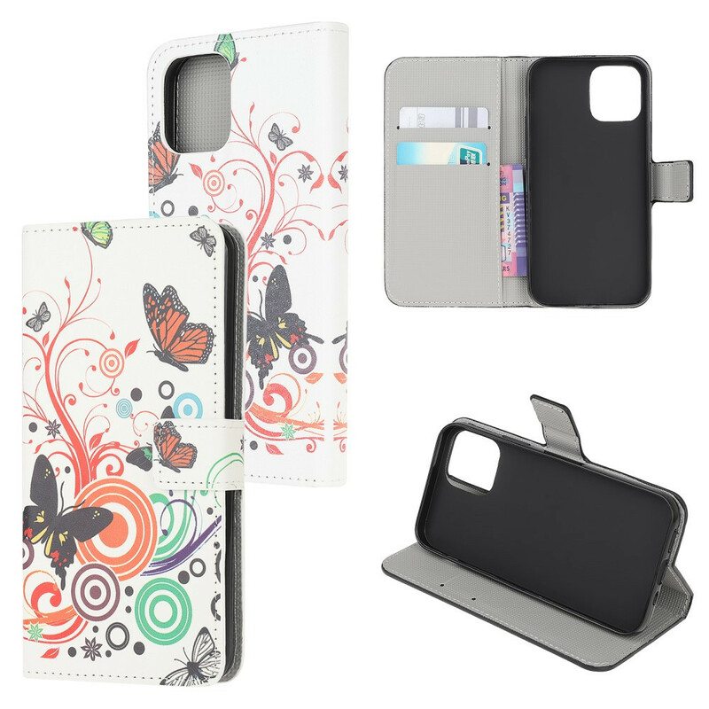 Kotelot iPhone 13 Mini Hullut Perhoset