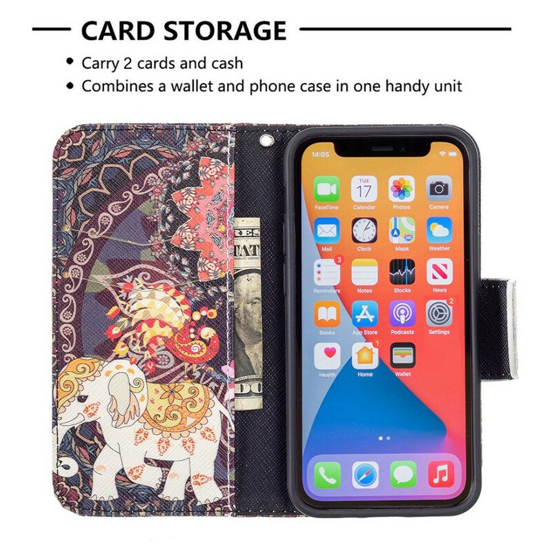 Kotelot iPhone 13 Mini Intian Norsu