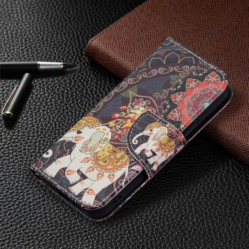Kotelot iPhone 13 Mini Intian Norsu