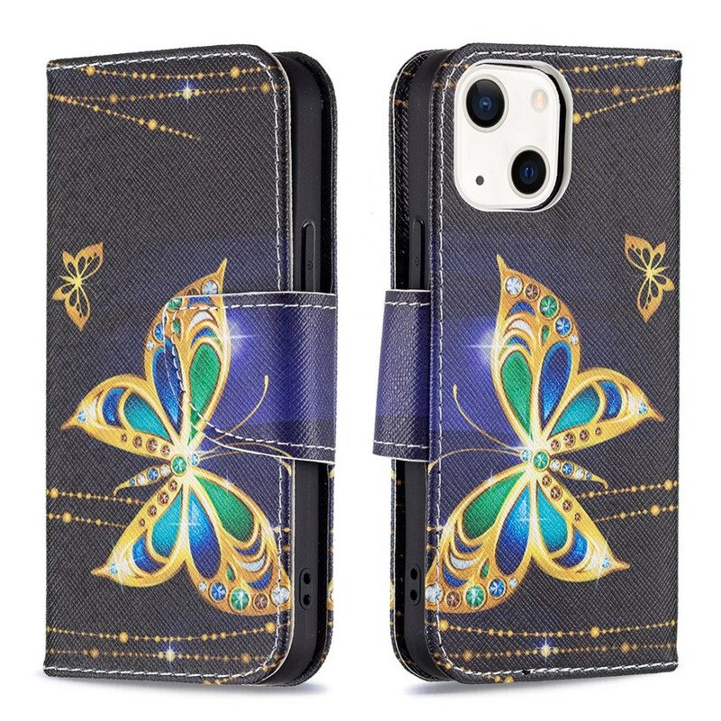Kotelot iPhone 13 Mini Maaginen Perhonen
