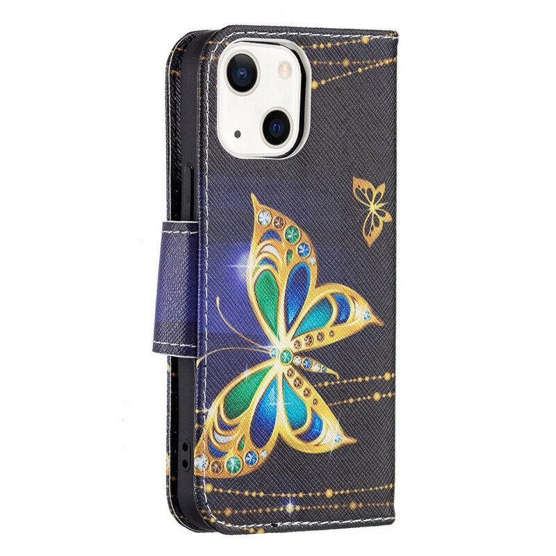 Kotelot iPhone 13 Mini Maaginen Perhonen